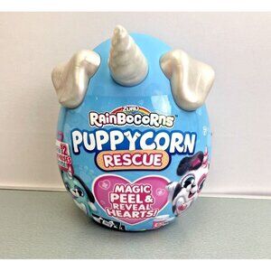 Rainbocorns Puppycorn Rescue Surprise Collectible Dog Plush Animal 12"